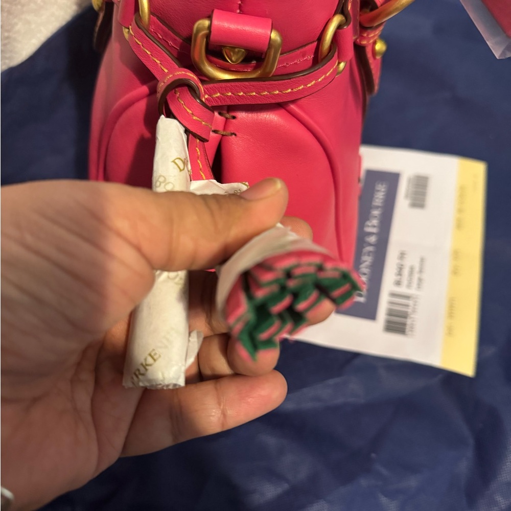 Dooney & Bourke Pink Satchel - Picture 13 of 13